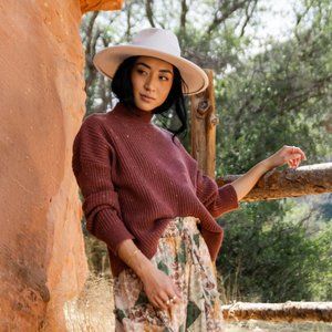 Wool Fallon Sweater / Rust / NWOT